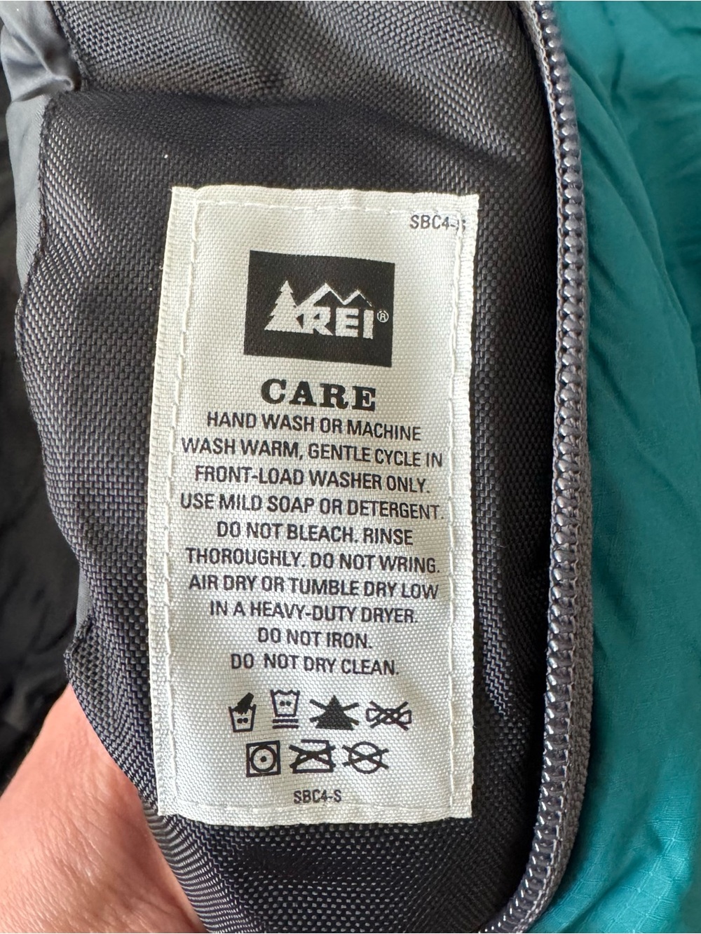 REI LUMEN Women's +25F Sleeping Bag - Teal - Picture 4 of 8